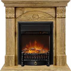 Каминокомплект Royal Flame Dublin RUSTIC (Разборный) с очагом Fobos FX M Black RC дуб натуральный