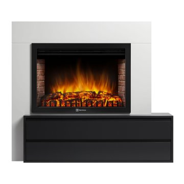 Портал Firelight Combi 30 белый черный р/в