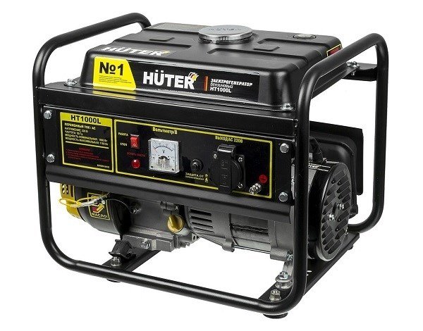 Бензиновый электрогенератор Huter HT1000L — фото 1