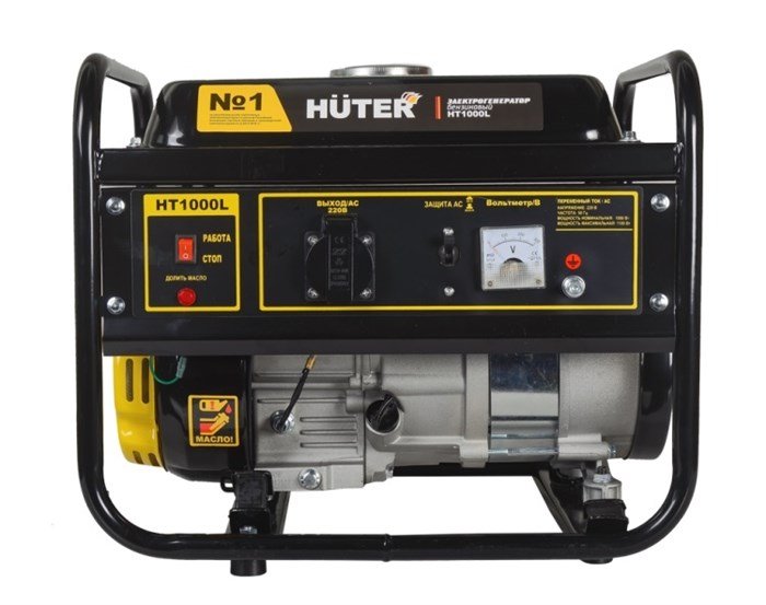 Бензиновый электрогенератор Huter HT1000L — фото 6