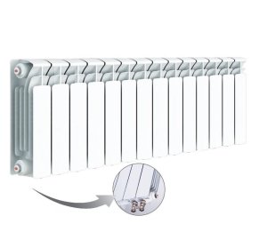 Биметаллический радиатор отопления RIFAR BASE VENTIL L 350 x14