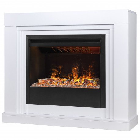 Каминокомплект RealFlame Stanley 26 WT с очагом Helios 26 SBG 3D