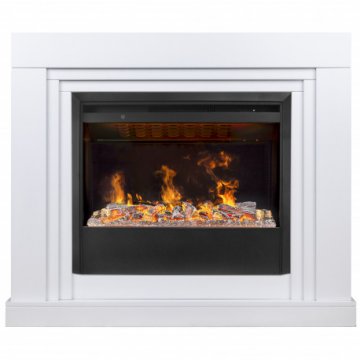 Каминокомплект RealFlame Stanley 26 WT с очагом Helios 26 SBG 3D