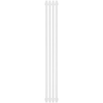 Стальной трубчатый радиатор Stout Tube QV40-1750-4 R Quadro RAL1T104S9016 белый муар