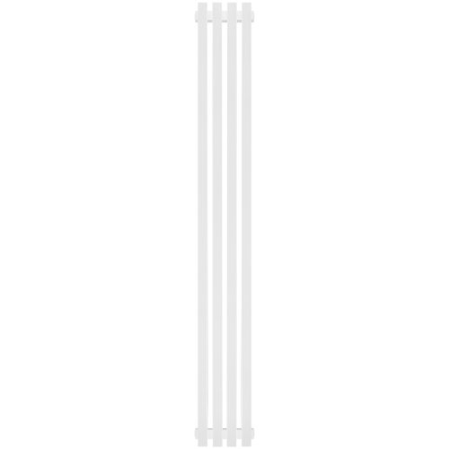 Стальной трубчатый радиатор Stout Tube QV40-1750-4 R Quadro RAL1T104S9016 белый муар — фото 2