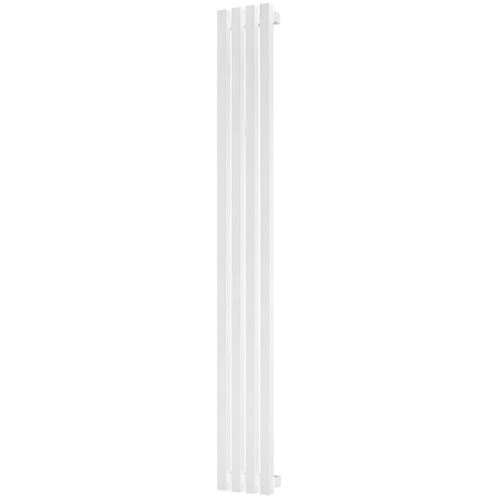 Стальной трубчатый радиатор Stout Tube QV40-1750-4 R Quadro RAL1T104S9016 белый муар