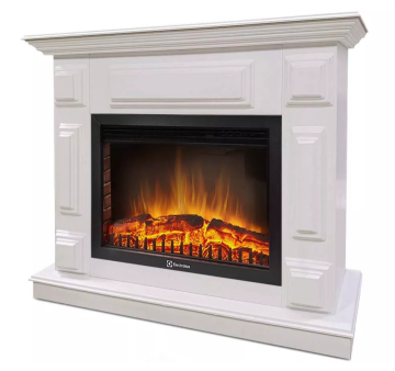 Каминокомплект Хорошие Камины Юпитер с очагом Electrolux EFP/P-2520LS белый