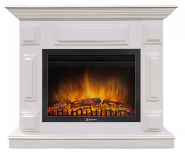 Каминокомплект Хорошие Камины Юпитер с очагом Electrolux EFP/P-2520LS белый