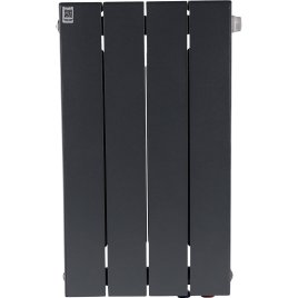 Биметаллический радиатор отопления Rifar Supremo Ventil SVR 500 нижнее правое подключение 4 секции титан