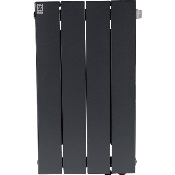 Биметаллический радиатор отопления Rifar Supremo Ventil SVR 500 нижнее правое подключение 4 секции титан