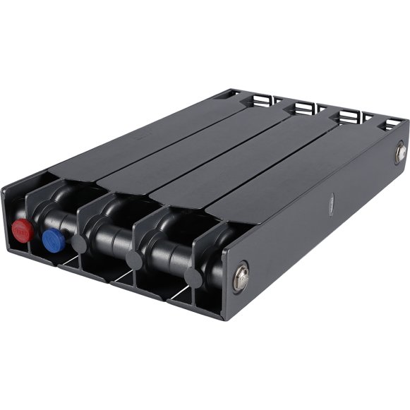 Биметаллический радиатор отопления Rifar Supremo Ventil SVR 500 нижнее правое подключение 4 секции титан