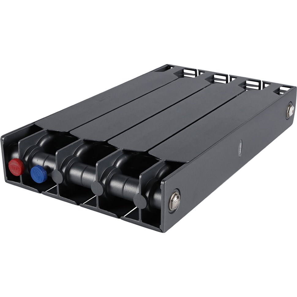 Биметаллический радиатор отопления Rifar Supremo Ventil SVR 500 нижнее правое подключение 4 секции титан