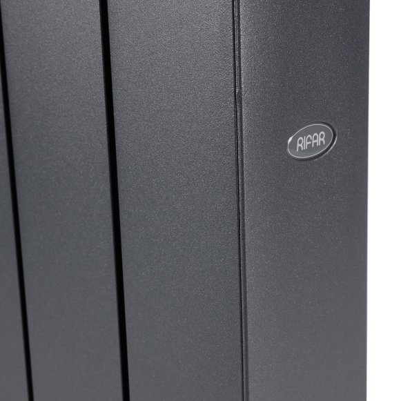 Биметаллический радиатор отопления Rifar Supremo Ventil SVR 500 нижнее правое подключение 4 секции титан