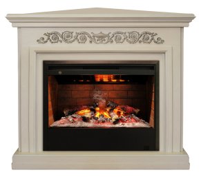 Каминокомплект RealFlame Leticia Corner с очагом 3D Helios 26