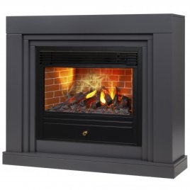 Каминокомплект RealFlame Stanley 26 GR с очагом Novara 26 3D