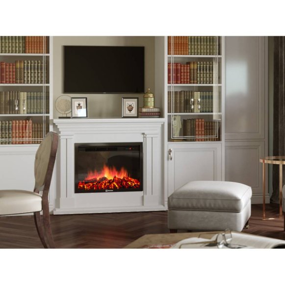 Каминокомплект Firelight Castello 30 с очагом Electrolux EFP/P-3020LS белый