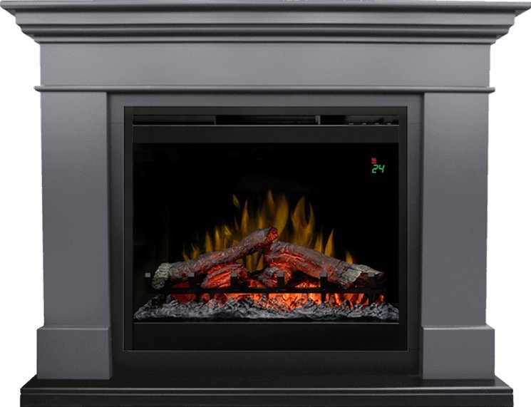 Каминокомплект Dimplex California с очагом Symphony 26'' DF2624L-INT cерый графит — фото 1