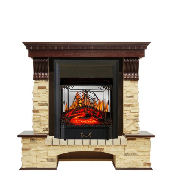 Изображение товара Каминокомплект Royal Flame Pierre Luxe с очагом Majestic FX M Black