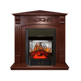 Каминокомплект Royal Flame Sorrento угловой c очагом Majestic FX M Black