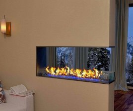 Биокамин торцевой сквозной Zefire Standart 700