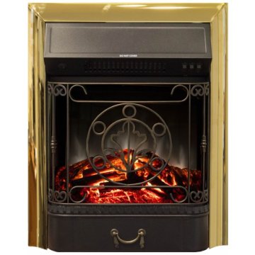 Каминокомплект RealFlame Jazz WT с очагом Majestic Lux Brass S