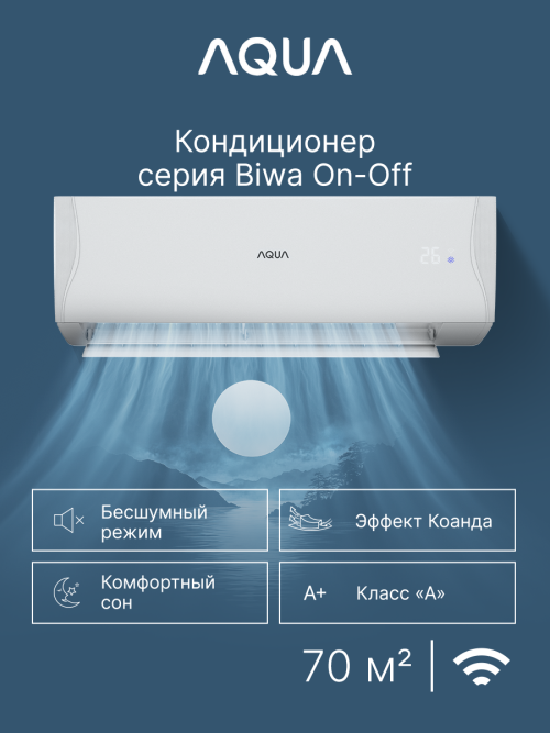 Сплит-система Aqua AQ-70BRQ1/R3(IN)/AQ-70BRQ1/R3(OUT) Biwa — фото 1