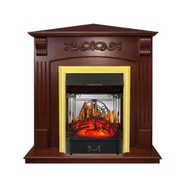 Каминокомплект Royal Flame Sorrento угловой c очагом Majestic FX M Brass