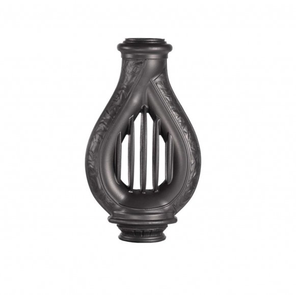 Конвектор PROMetall Лира для печей 150мм дымоход 130мм цвет чёрный