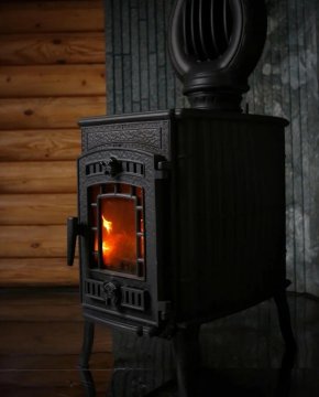 Конвектор PROMetall Лира для печей 150мм дымоход 130мм цвет чёрный