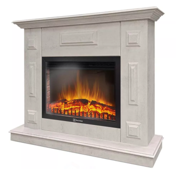 Каминокомплект Хорошие Камины Юпитер с очагом Electrolux EFP/P-2520LS мрамор