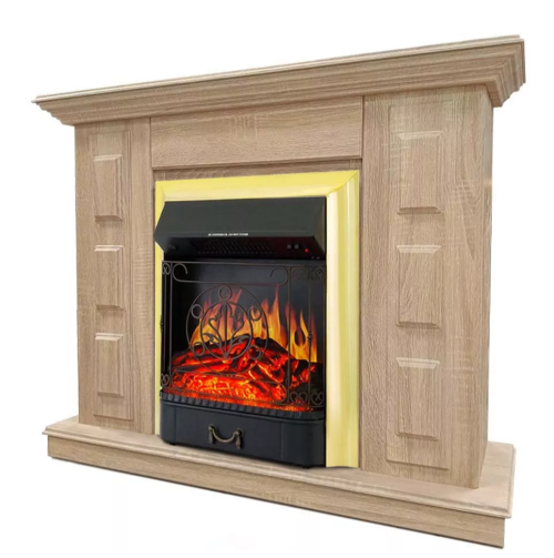 Каминокомплект Хорошие Камины Юпитер с очагом Royal Flame Majestic FX Brass сосна — фото 2