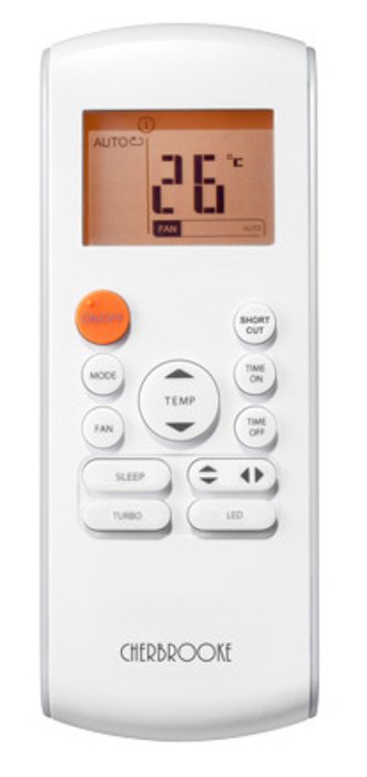 Напольно-потолочная сплит-система CHERBROOKE CUE-24HRN1-R/COD-24NH1-R(Q)