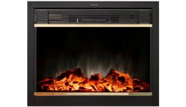 Каминокомплект Interflame Экстер махагон с очагом Jupiter GLS LED Brass