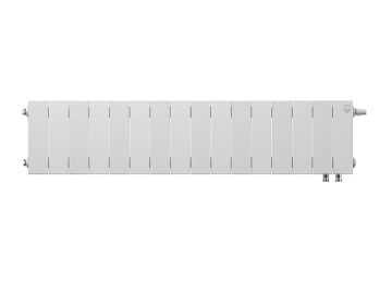 Биметаллический радиатор отопления Royal Thermo PianoForte 200 16 секций Bianco Traffico VDR