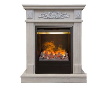 Каминокомплект RealFlame Adelaida STD/EUG WT с очагом 3D Olympic