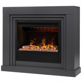 Каминокомплект RealFlame Stanley 26 GR с очагом Helios 26 SBG 3D