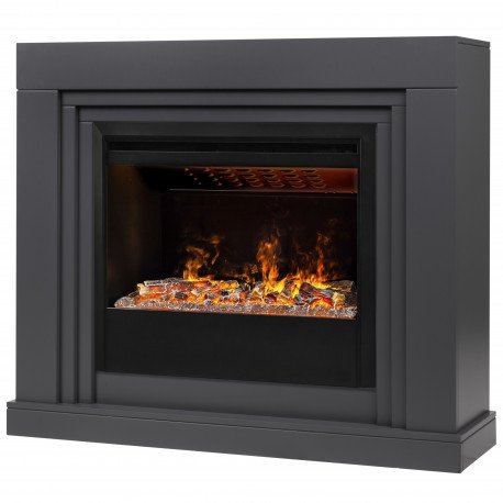 Каминокомплект RealFlame Stanley 26 GR с очагом Helios 26 SBG 3D