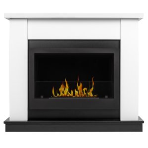 Каминокомплект Firelight Canto Long+BFP/P-3020 белый/черный