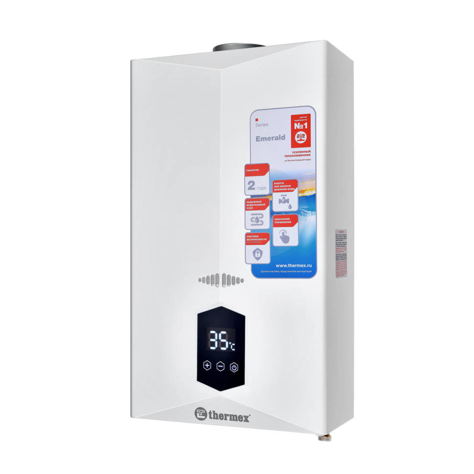 Газовый проточный водонагреватель Thermex E 22 MD — фото 2