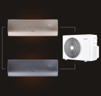 Мульти сплит-система на 2 комнаты 35+25 м2 AURUS ADI/in-12HN8/GOLD+ADI/in-09HN8/BLACK/ADMI/out-24H3N8 D Series