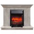 Каминокомплект Хорошие Камины Марс с очагом RealFlame Fobos Lux Black цемент