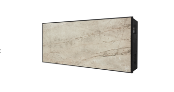 Отопительная панель Stout Grey Stone SCT 120*60 серый гранит/черный корпус