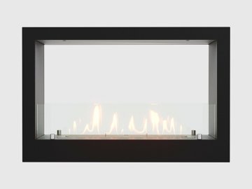 Встроенный биокамин Lux Fire Сквозной 730 S ВБКС-730S