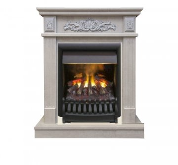 Каминокомплект RealFlame Adelaida STD/EUG WT с очагом 3D Oregan