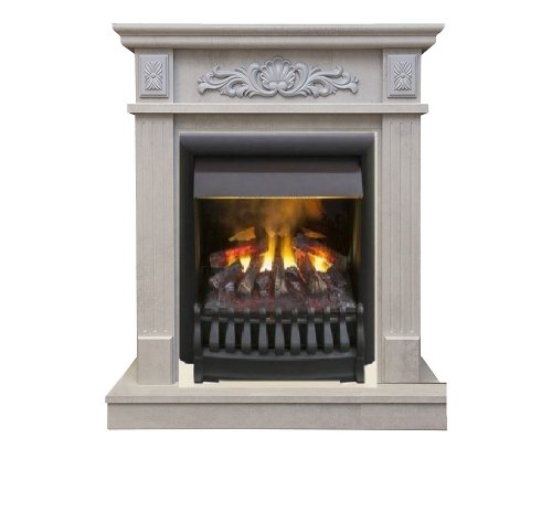 Каминокомплект RealFlame Adelaida STD/EUG WT с очагом 3D Oregan
