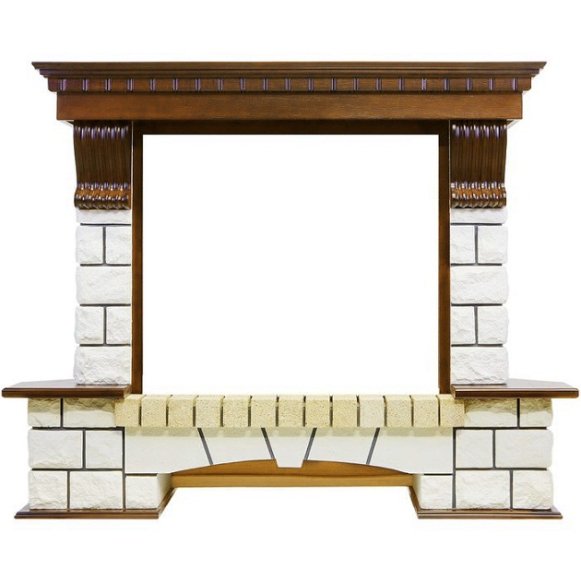Изображение товара Каменный портал Royal Flame Pierre Luxe для электрокамина 128х104.5 см стильный дизайн