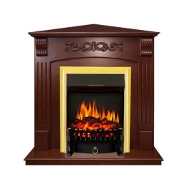 Каминокомплект Royal Flame Sorrento угловой c очагом Fobos FX Brass