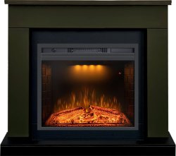 Каминокомплект Royal Flame Bergen 23 (Разборный) с очагом Emerald 23 темная олива