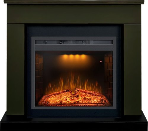 Каминокомплект Royal Flame Bergen 23 (Разборный) с очагом Emerald 23 темная олива — фото 1