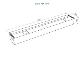 Автоматический биокамин Good Fire 1900 INOX АБК-1900 INOX